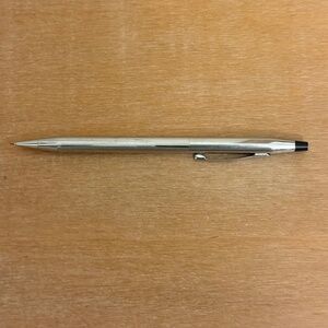 Vintage Cross Chrome Mechanical Pencil USA 0.9mm Lustrous Finish Retractable